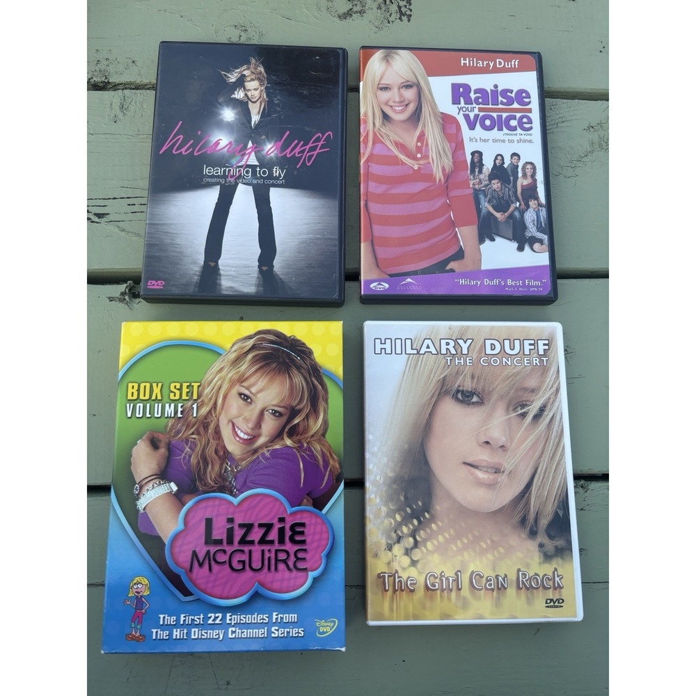Hilary Duff Lizzie McGuire DVD Lot Disney Concert Vintage